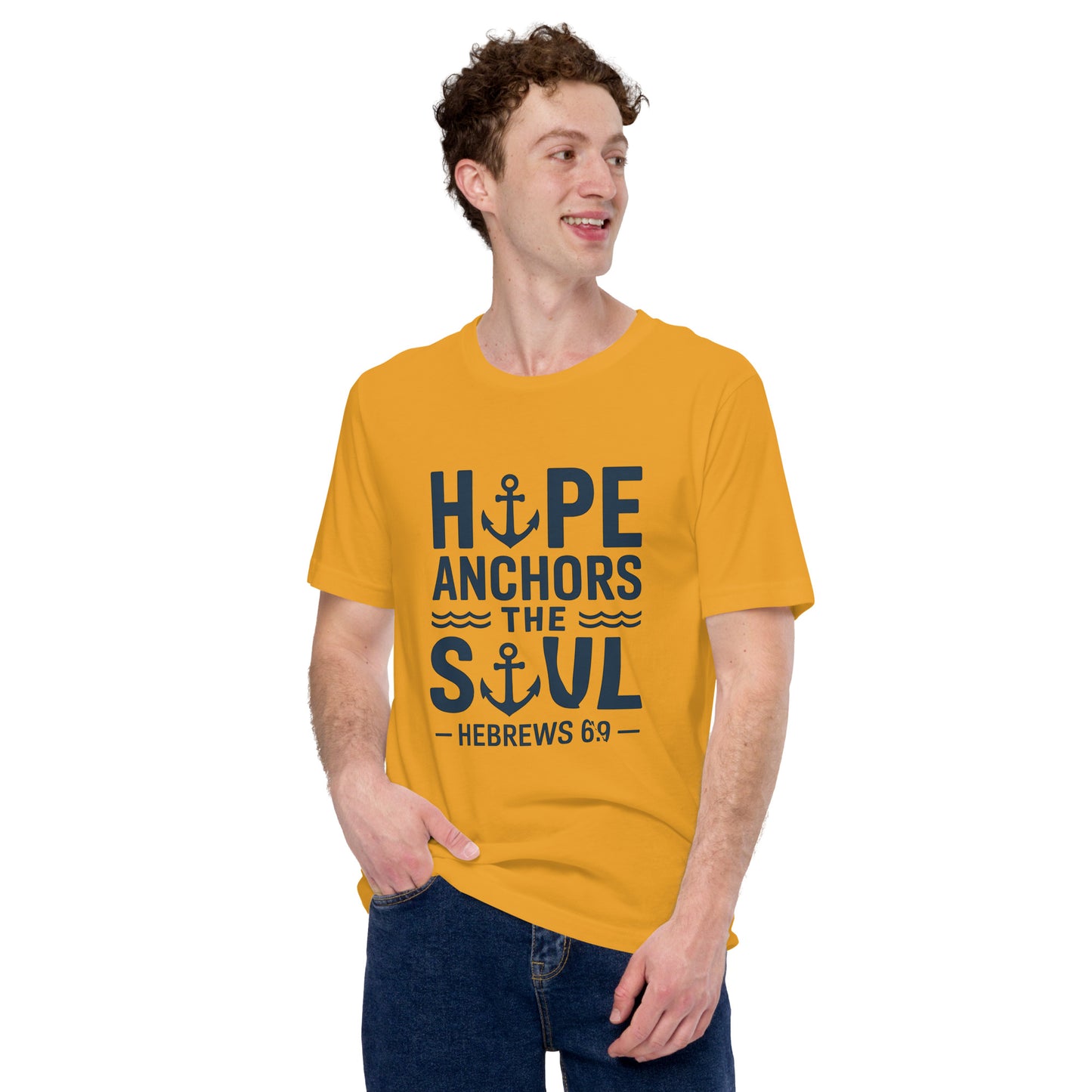 Bible verse shirt for men Hope Anchors the Soul