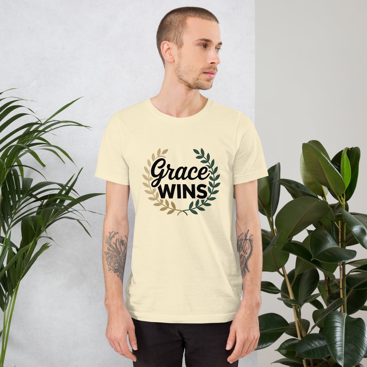Christian inspirational tee for men