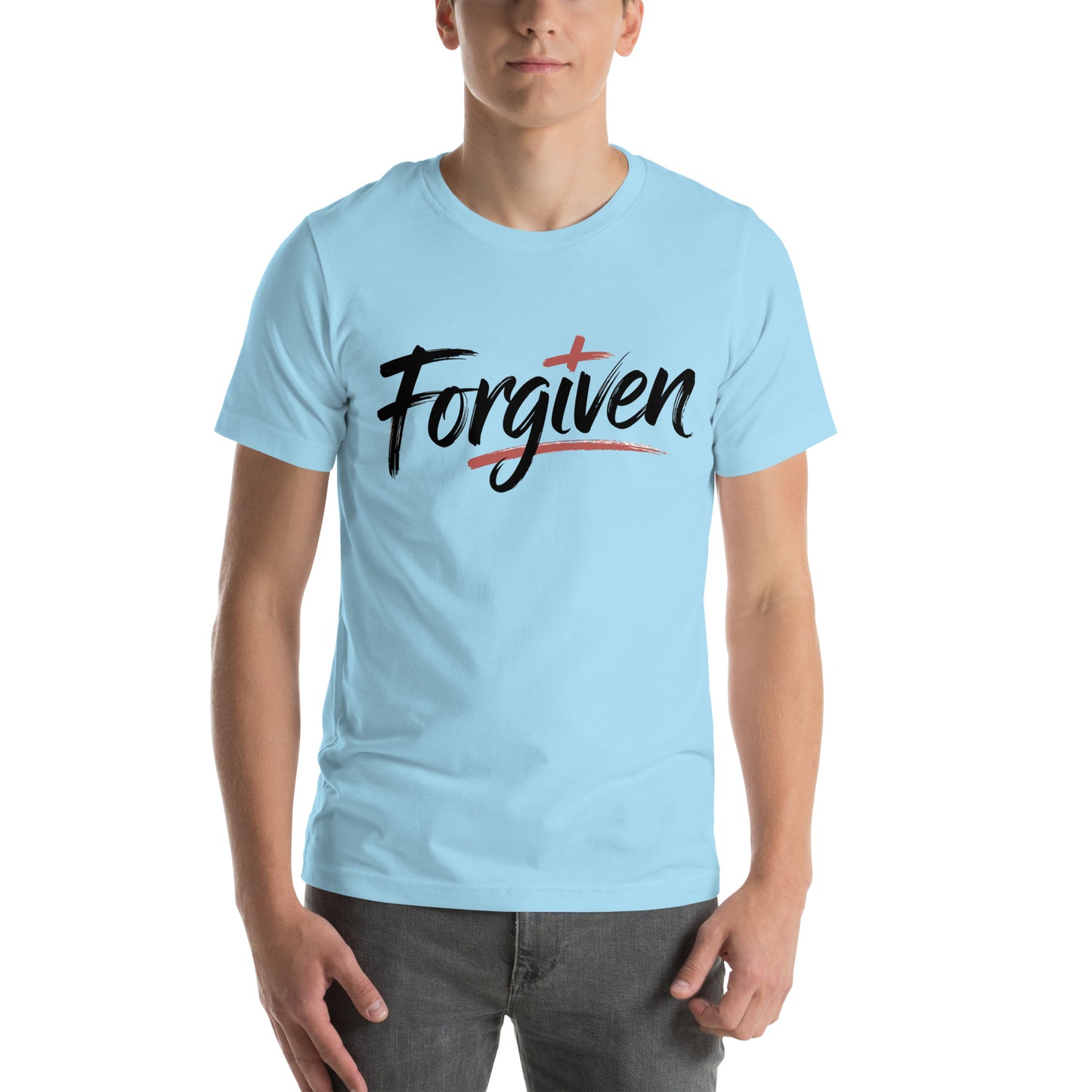 Men’s Christian t-shirt Forgiven design