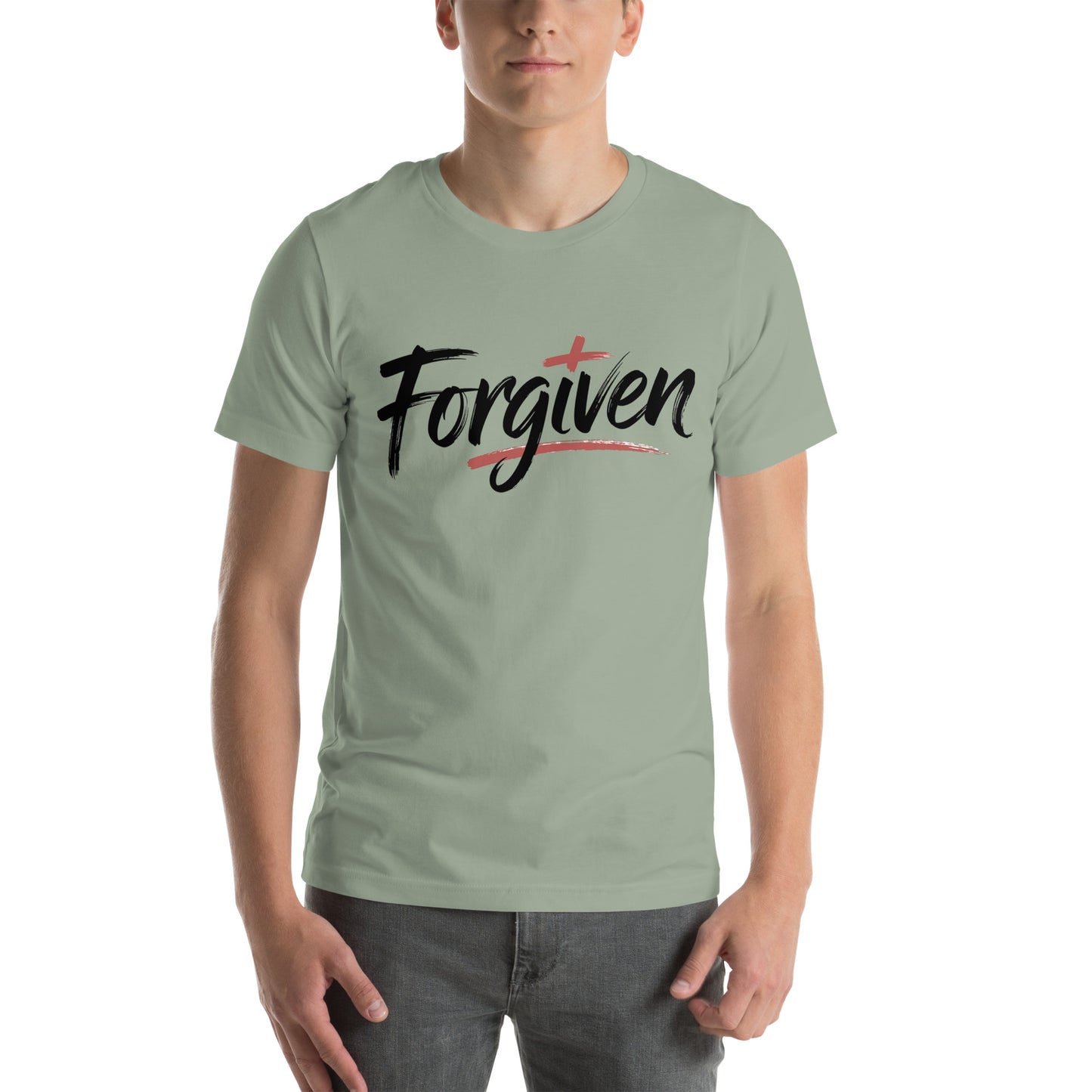 Men’s Christian t-shirt Forgiven design