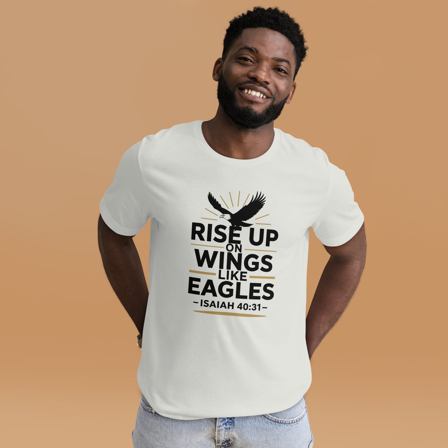 Faith-based scripture men’s t-shirt inspirational design