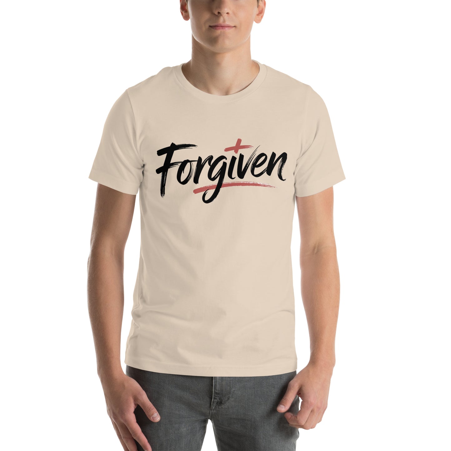 Men’s Christian t-shirt Forgiven design