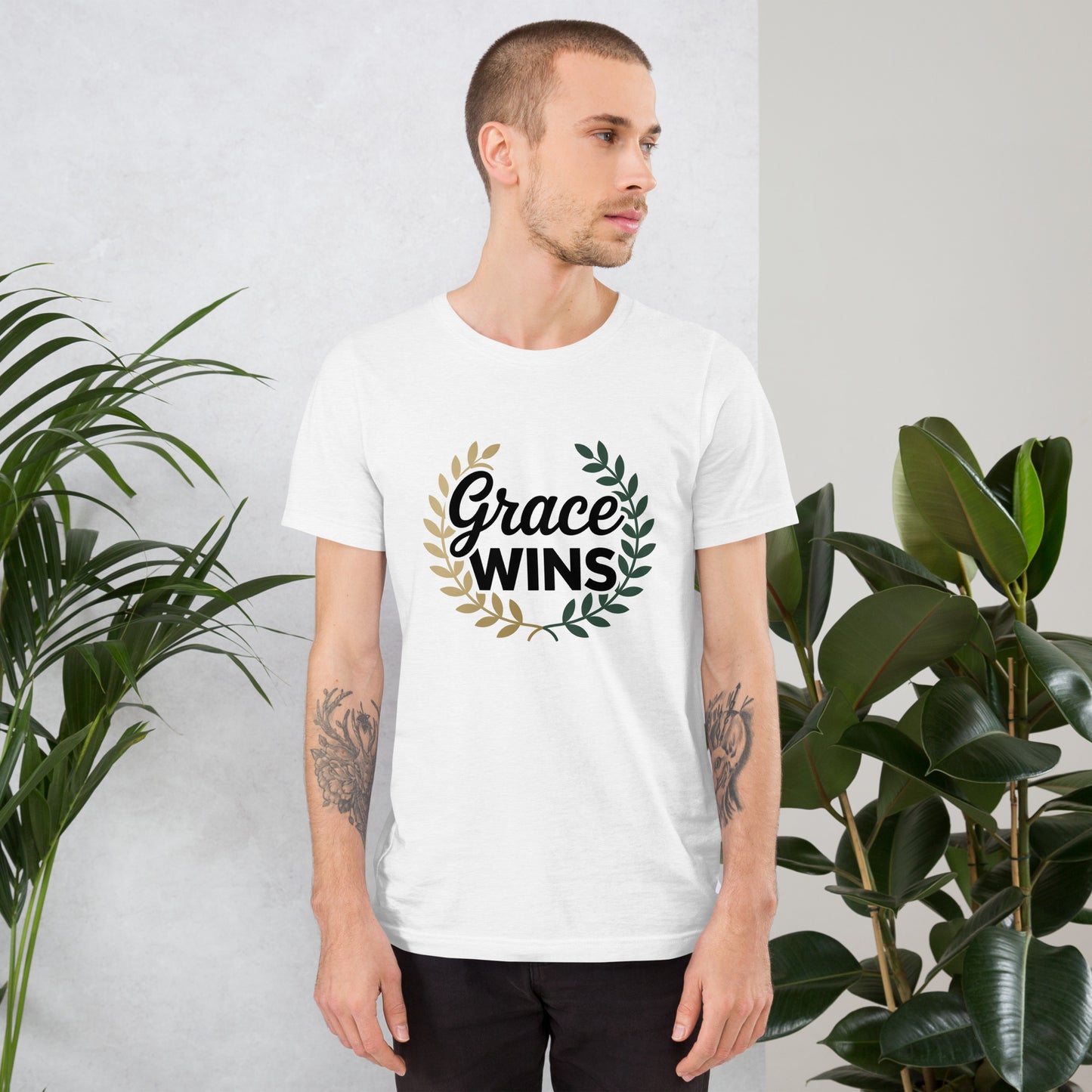 Christian inspirational tee for men