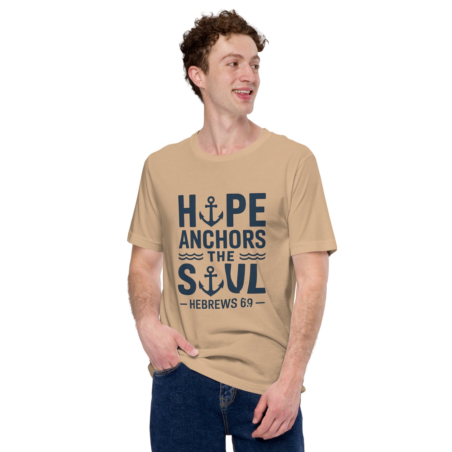 Bible verse shirt for men Hope Anchors the Soul