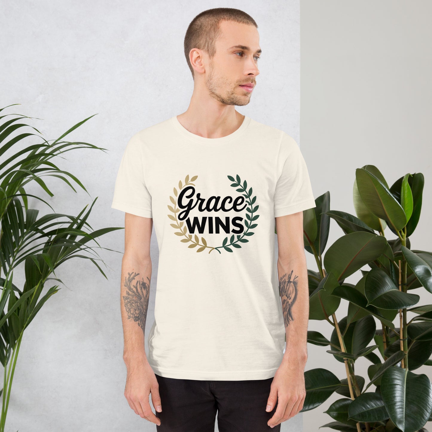 Christian inspirational tee for men