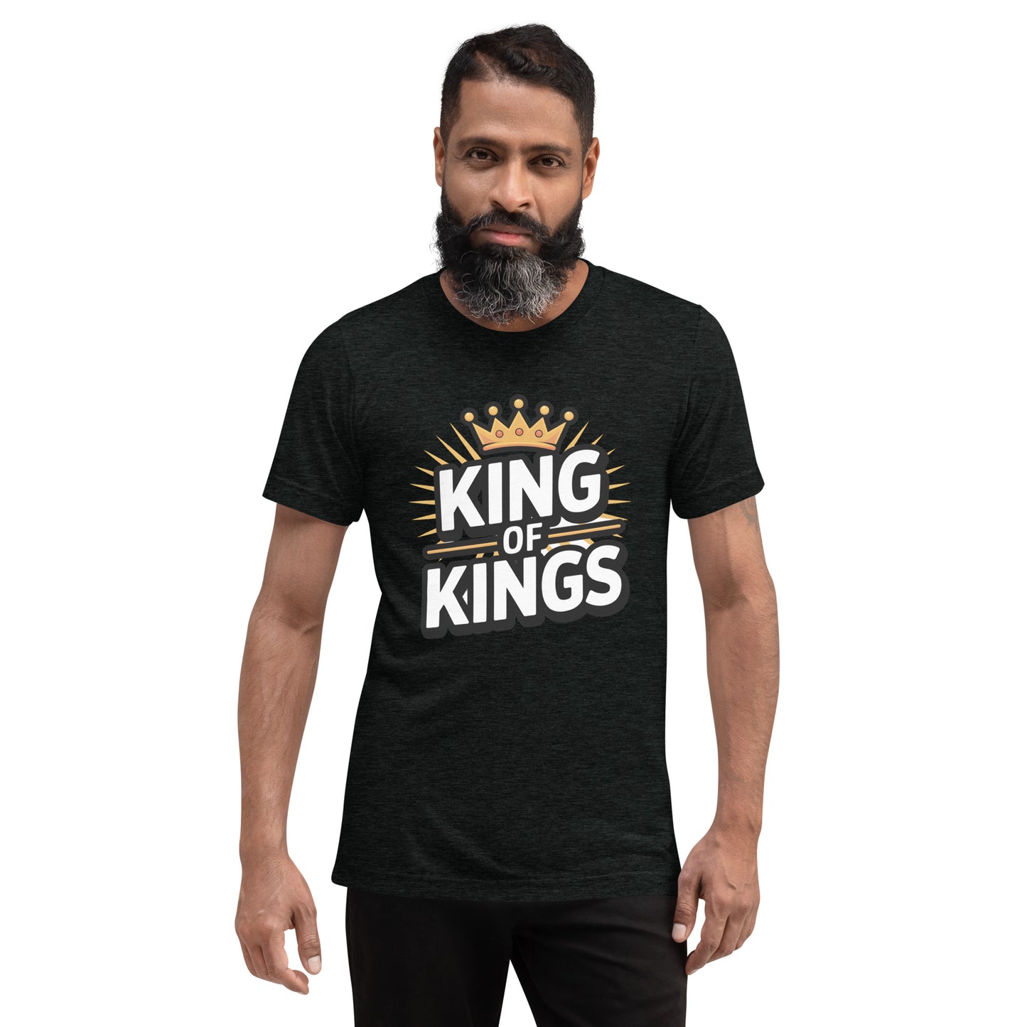 Men’s Christian tri-blend t-shirt King of Kings Revelation 19:16