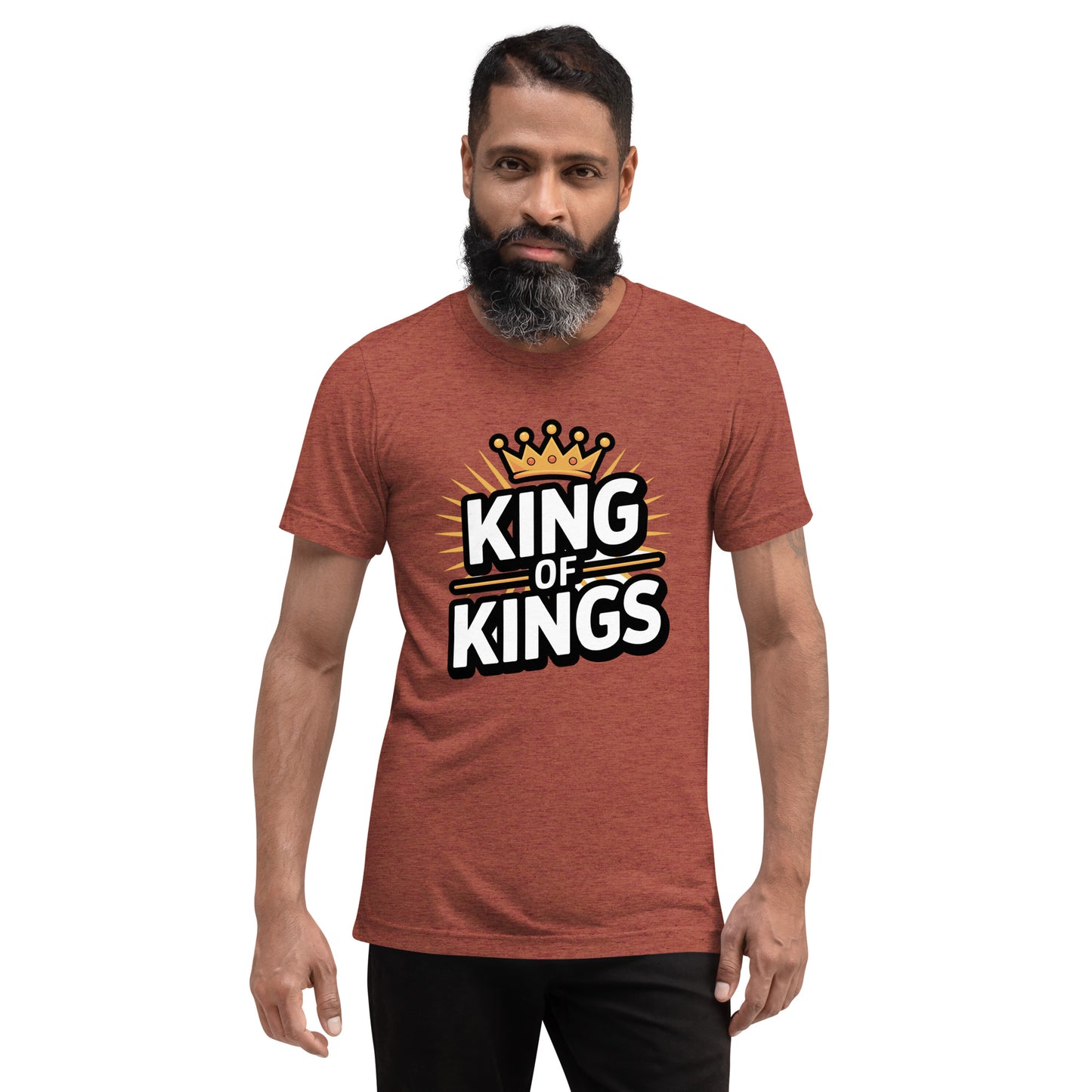 Men’s Christian tri-blend t-shirt King of Kings Revelation 19:16