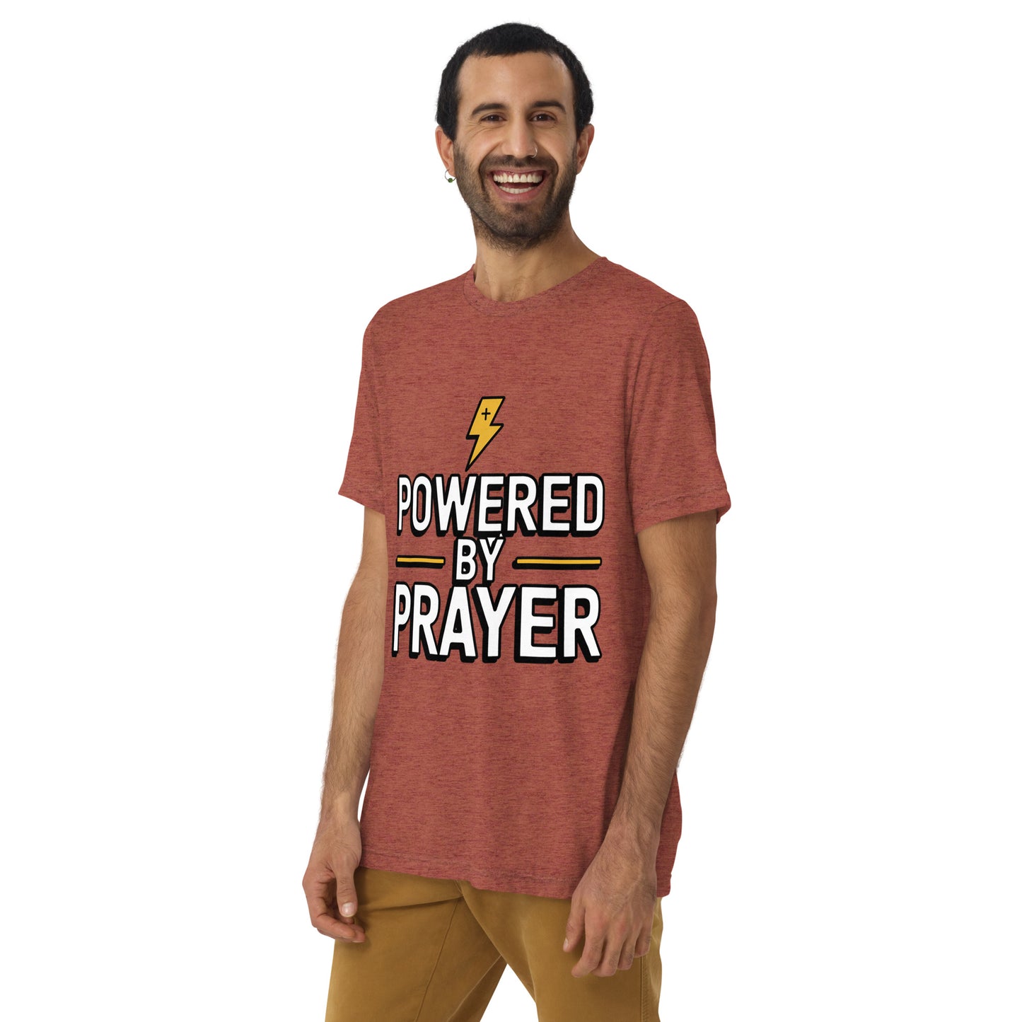 Faith-based men’s scripture shirt prayer theme