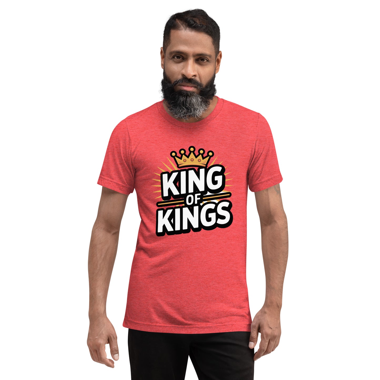 Men’s Christian tri-blend t-shirt King of Kings Revelation 19:16