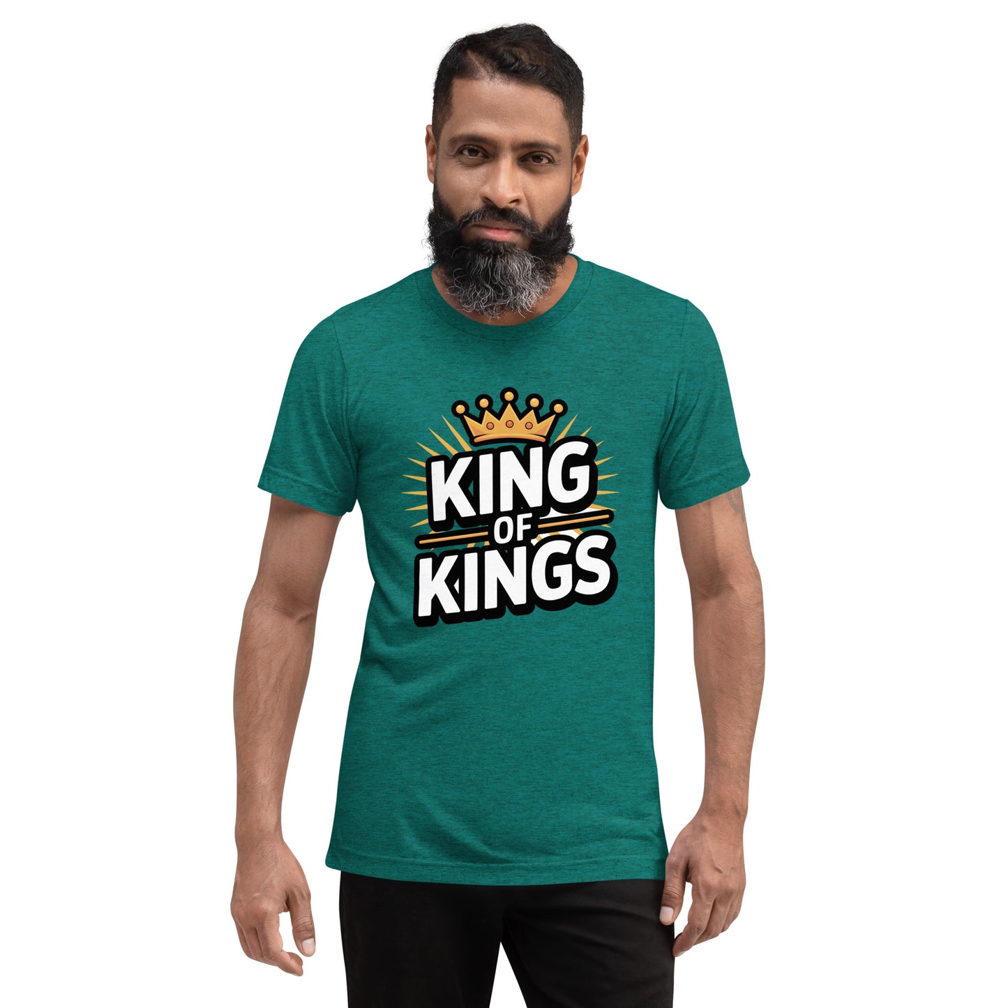 Men’s Christian tri-blend t-shirt King of Kings Revelation 19:16