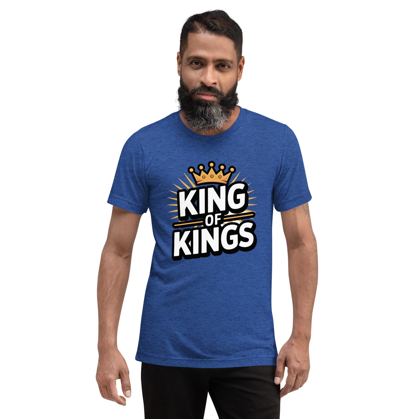 Men’s Christian tri-blend t-shirt King of Kings Revelation 19:16