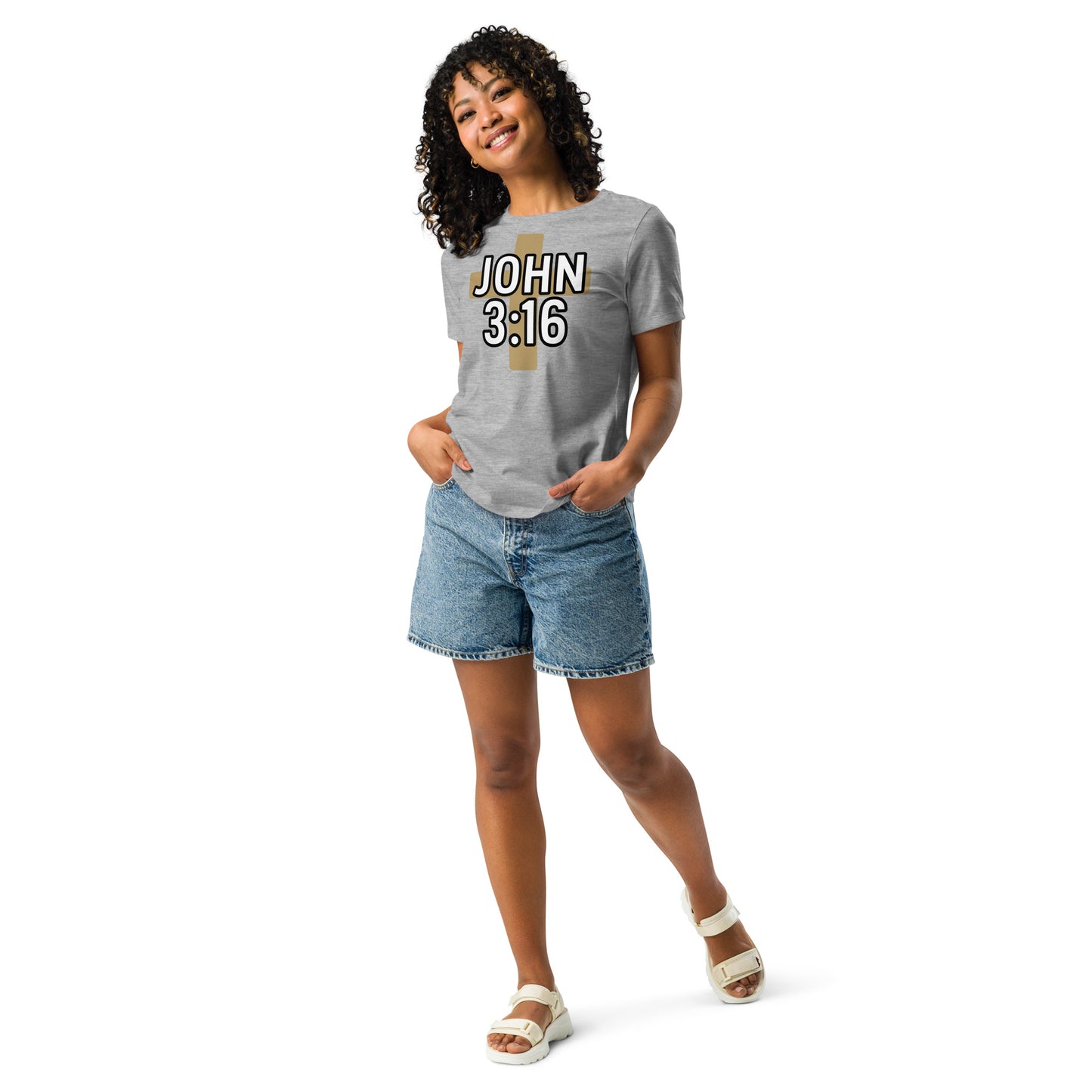 Bible verse shirt for women John 3:16