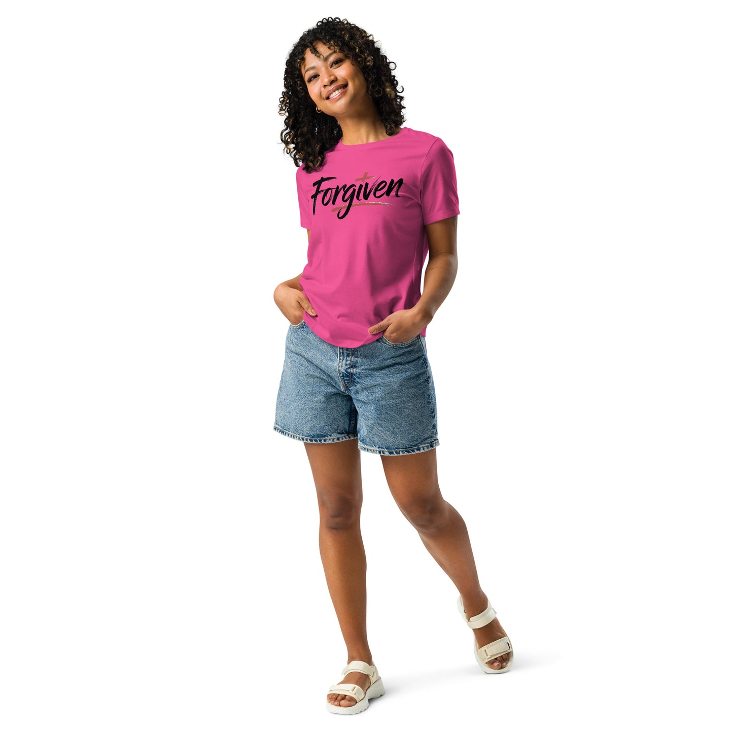 Forgiven Christian women’s relaxed t-shirt