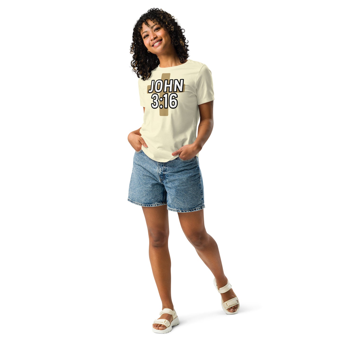 Bible verse shirt for women John 3:16