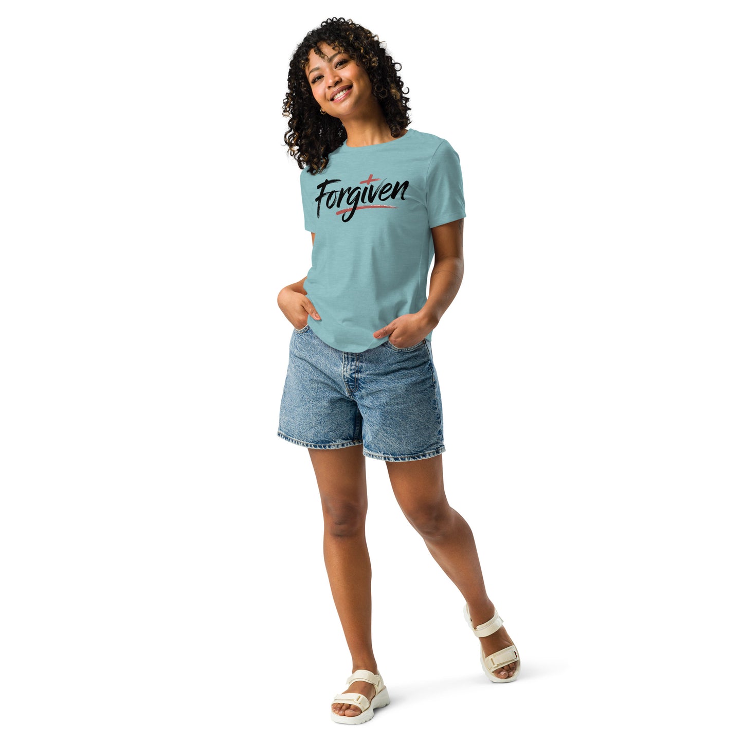 Forgiven Christian women’s relaxed t-shirt