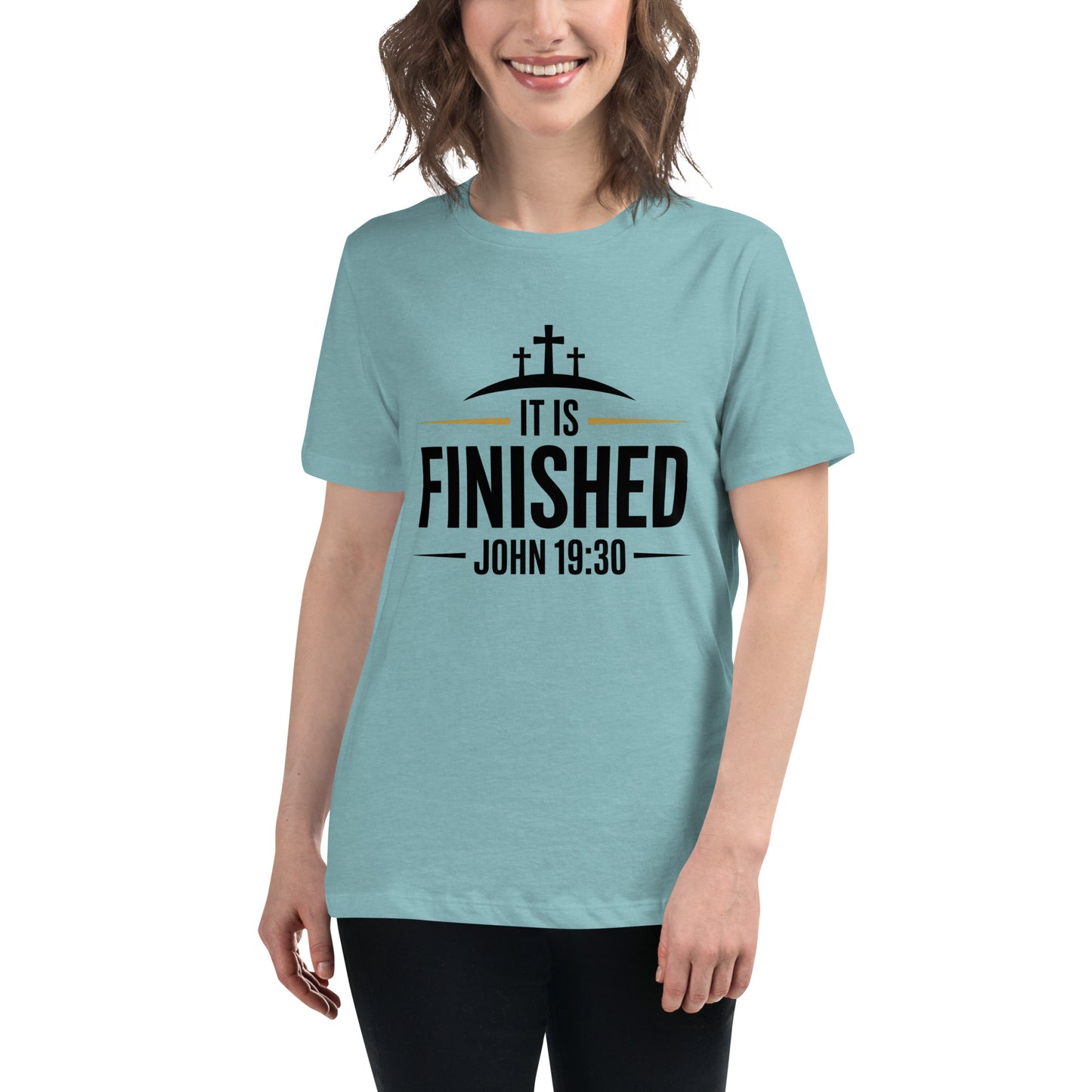 Women’s Christian t-shirt It Is Finished John 19:30