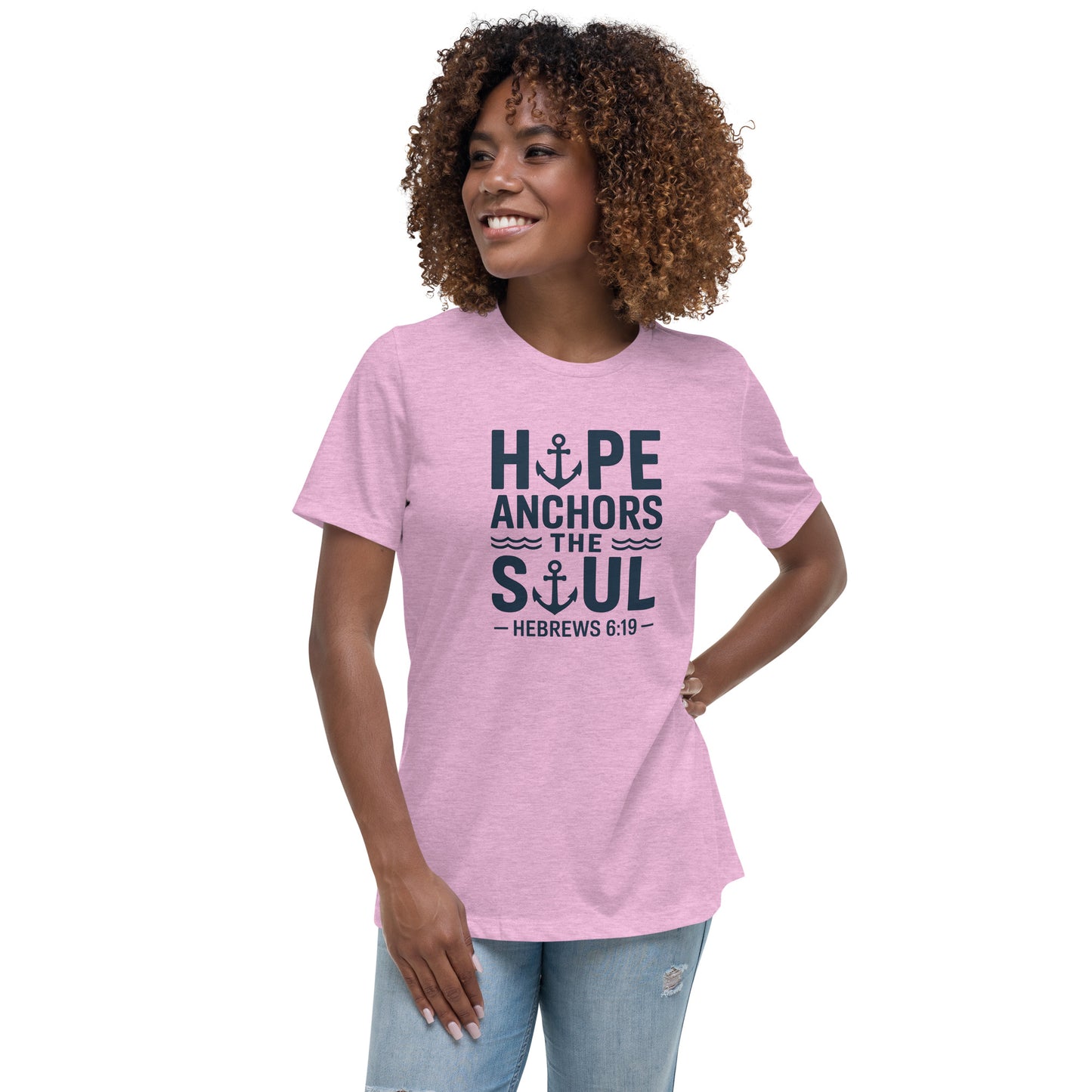 Hebrews 6:19 Bible verse shirt for women