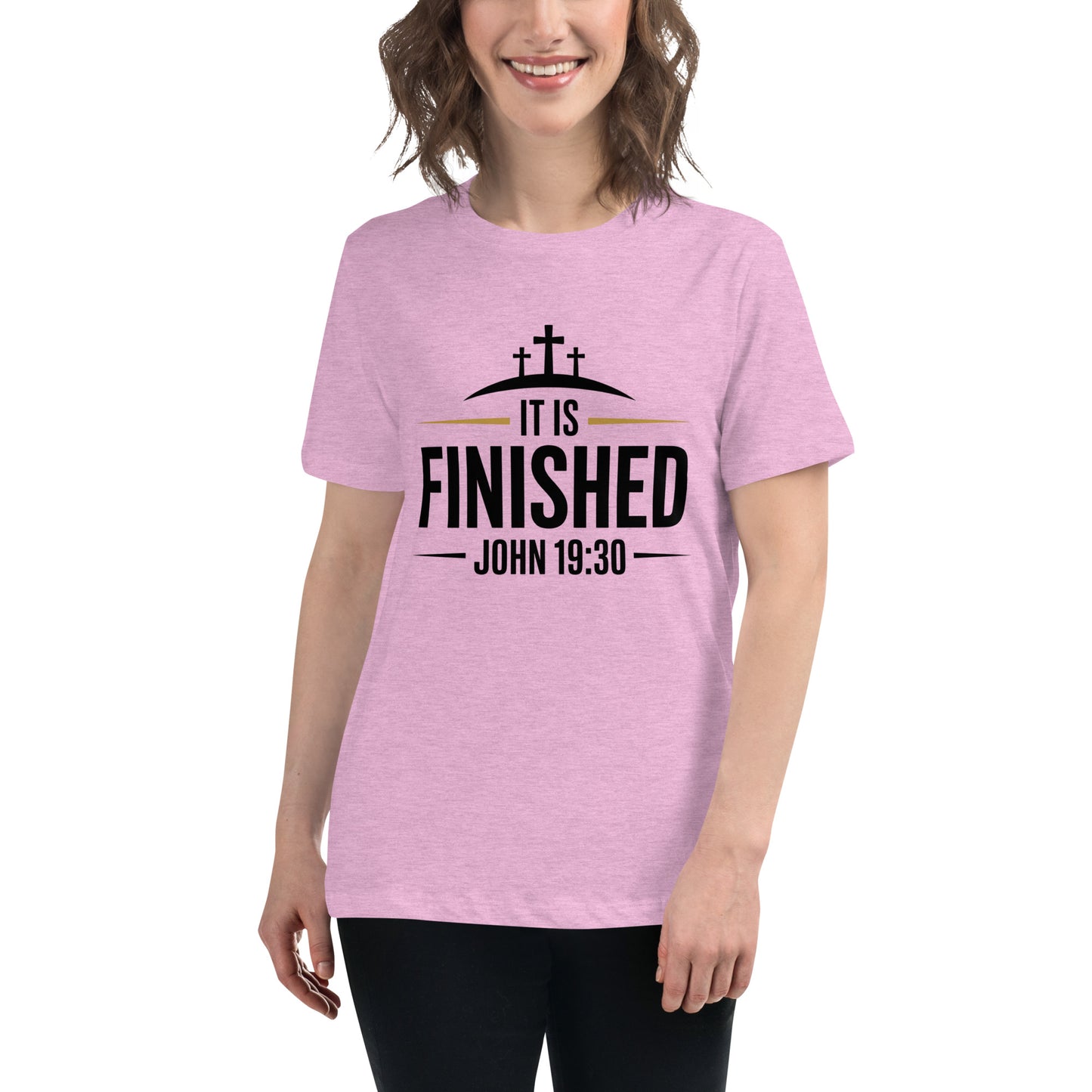Women’s Christian t-shirt It Is Finished John 19:30