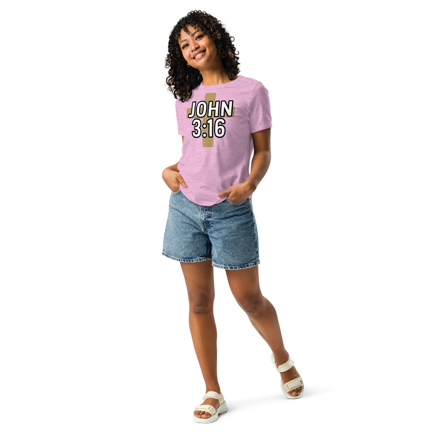 Bible verse shirt for women John 3:16