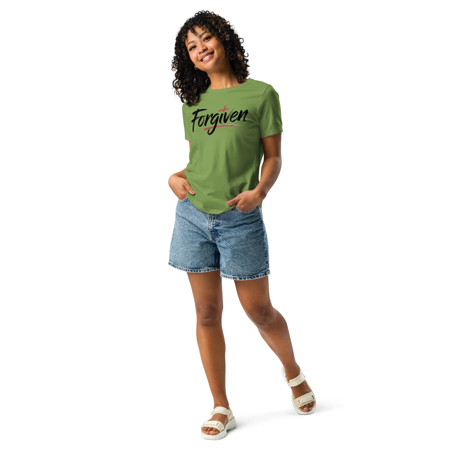 Forgiven Christian women’s relaxed t-shirt
