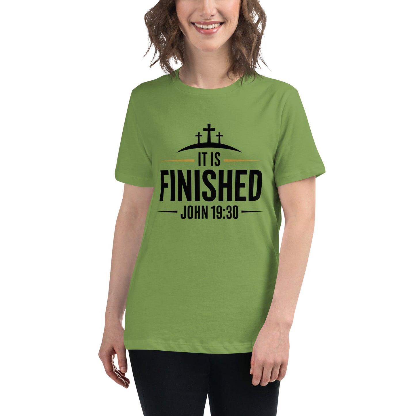 Women’s Christian t-shirt It Is Finished John 19:30
