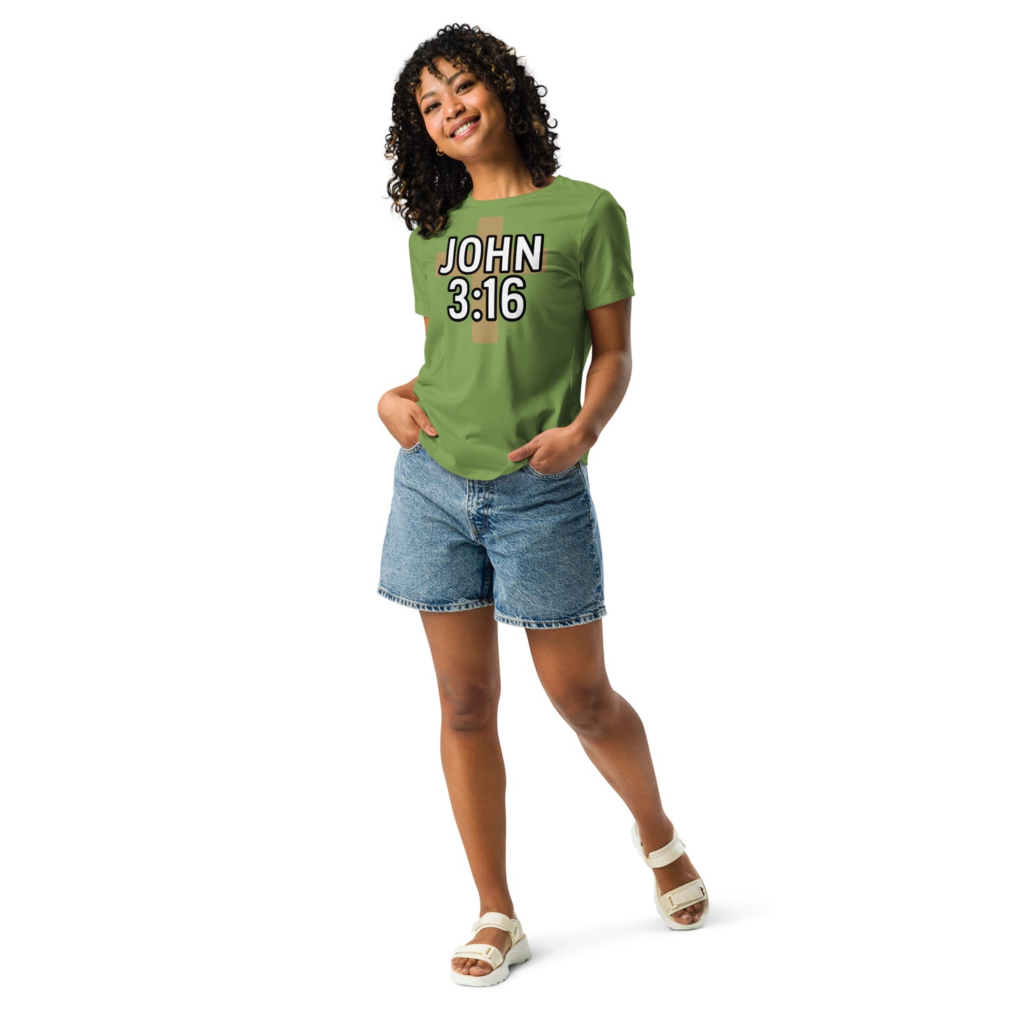 Women’s Christian t-shirt John 3:16 design