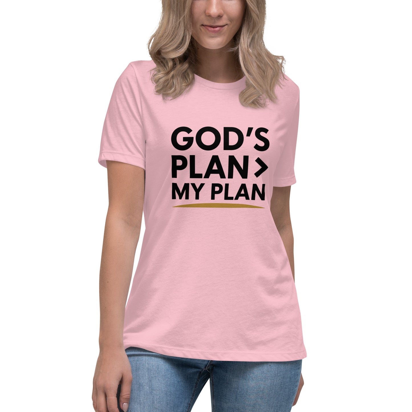Faith-based relaxed fit women’s tee