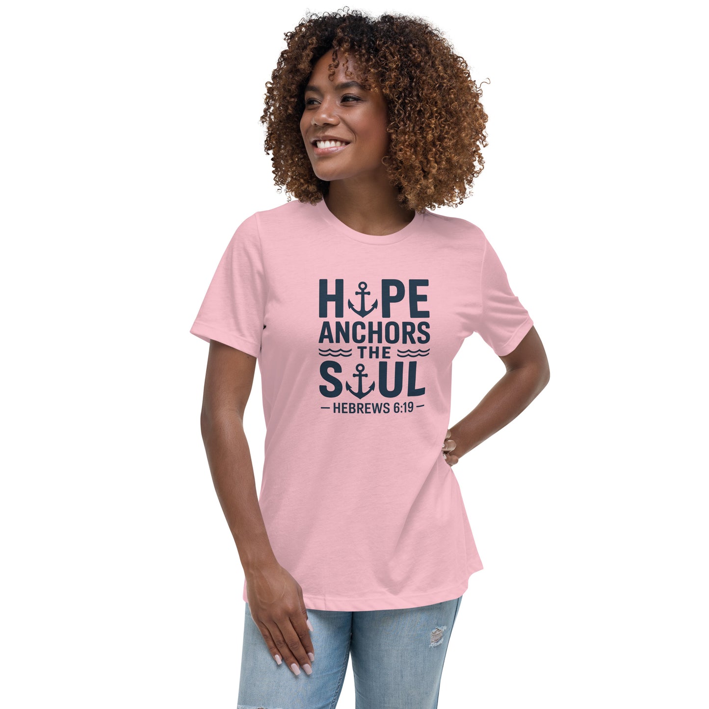 Hebrews 6:19 Bible verse shirt for women