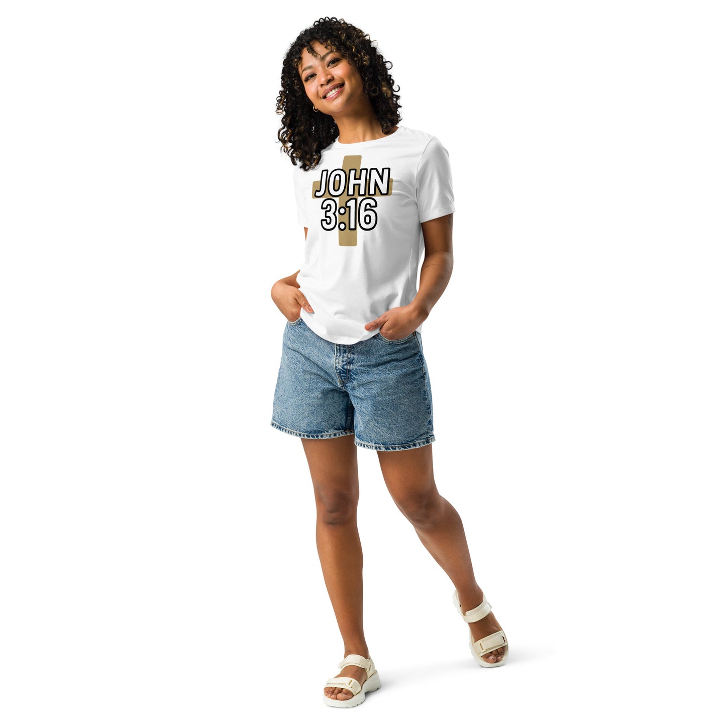 Bible verse shirt for women John 3:16