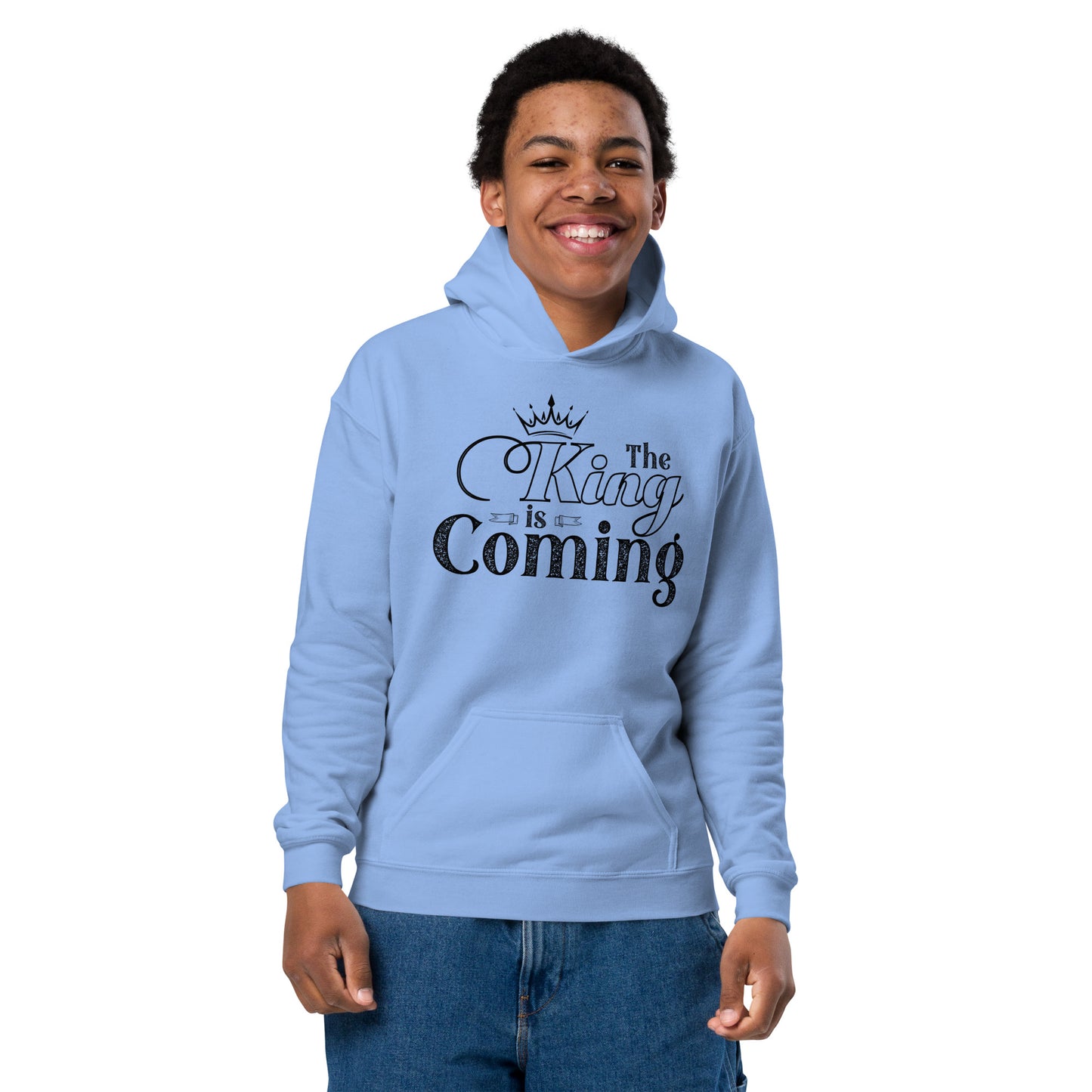 Christian youth hoodie in soft heavy blend fleece