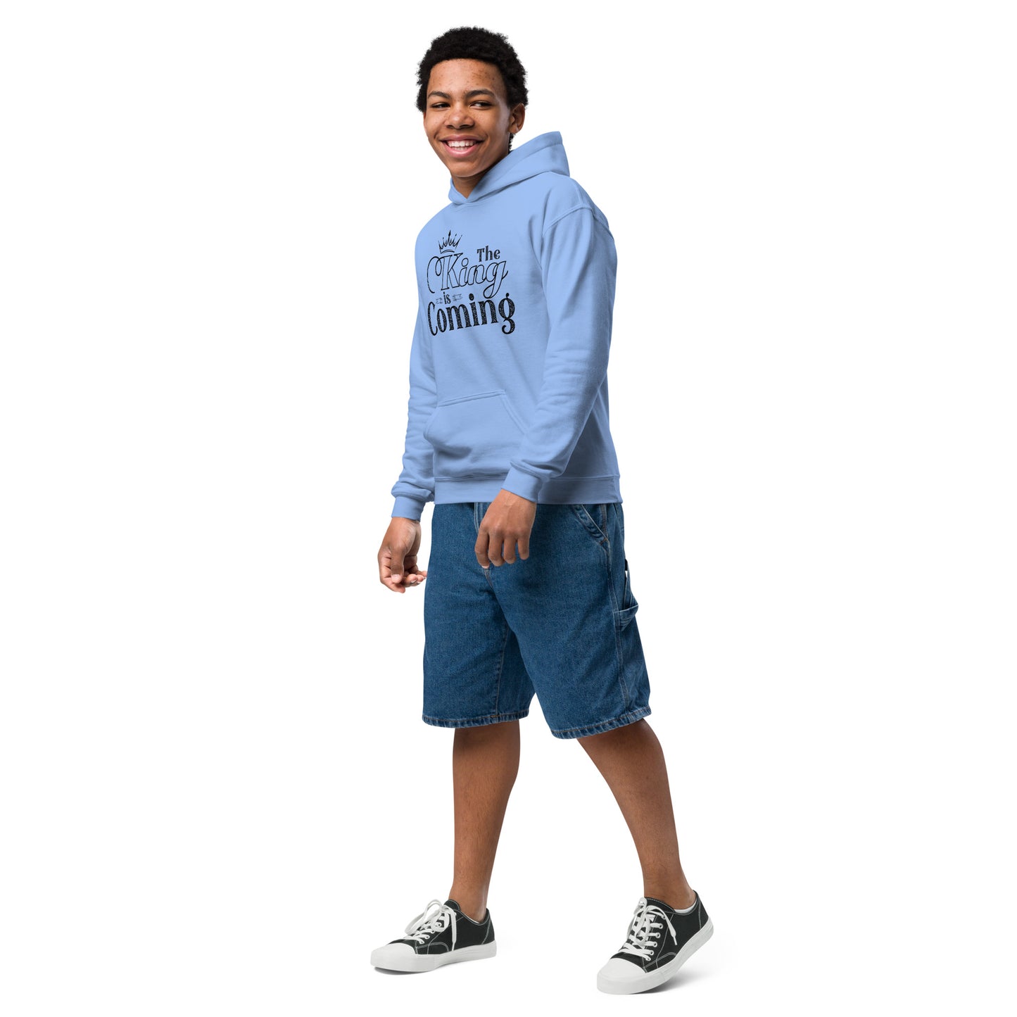 Christian youth hoodie in soft heavy blend fleece