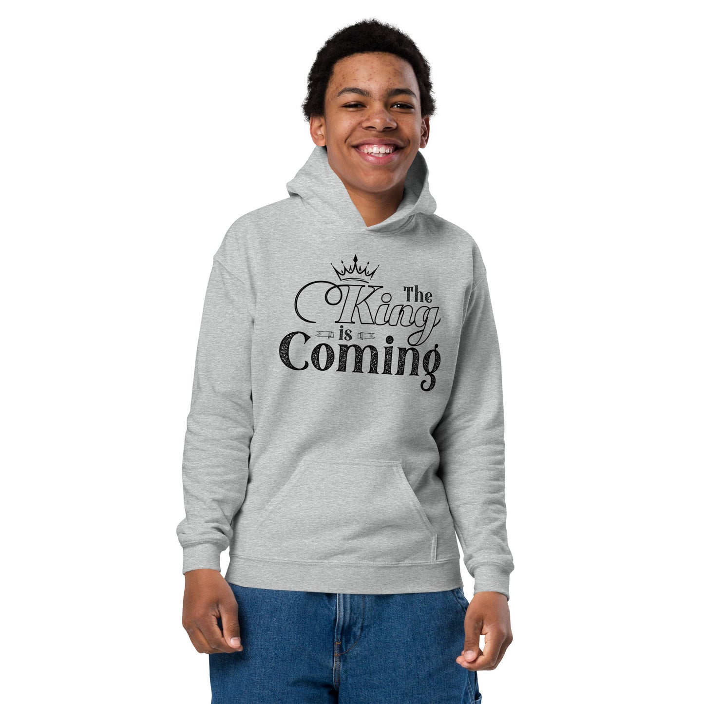 Faith-inspired heavy blend hoodie for church and school