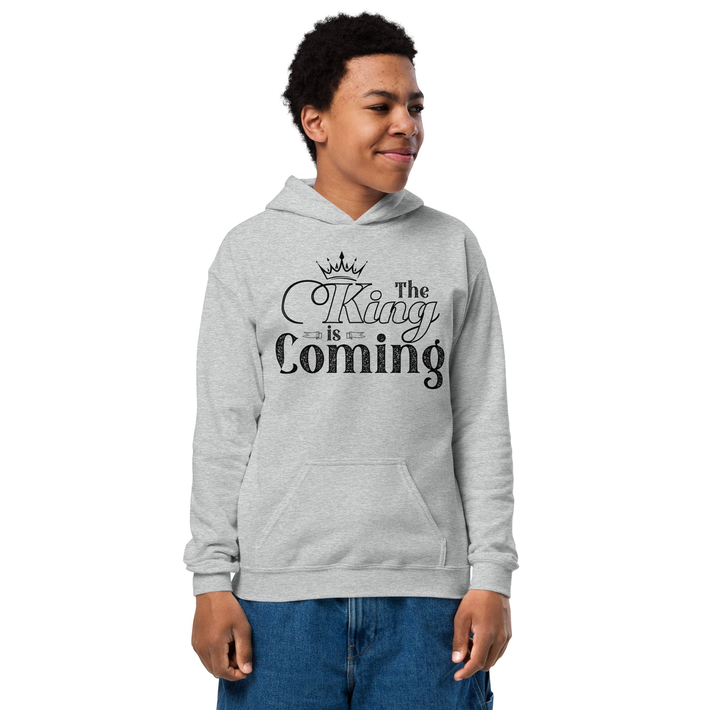Faith-inspired heavy blend hoodie for church and school