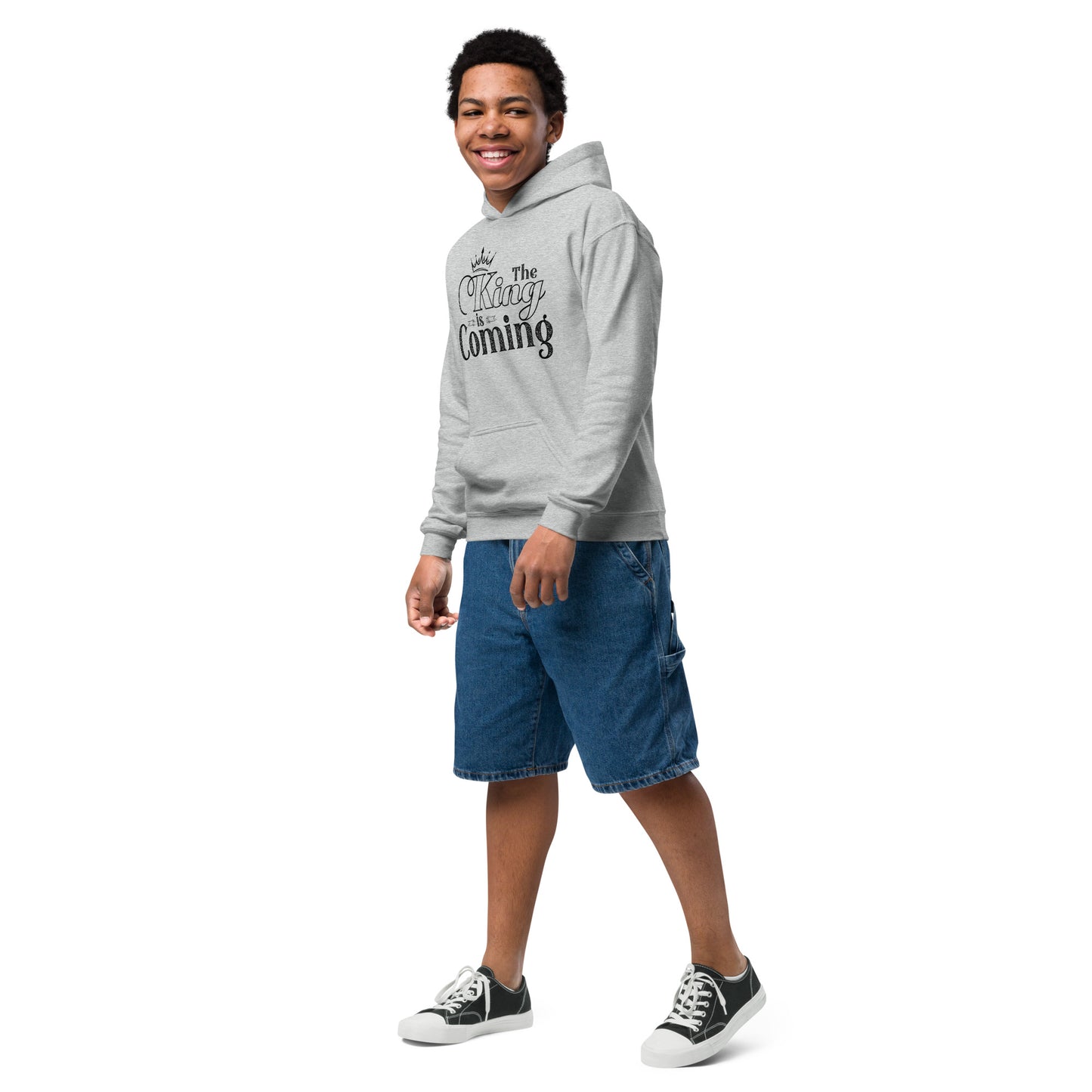 Faith-inspired heavy blend hoodie for church and school