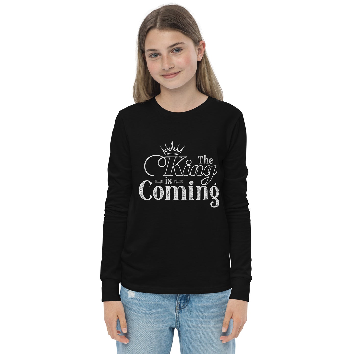 Christian youth long sleeve t-shirt in soft Airlume cotton
