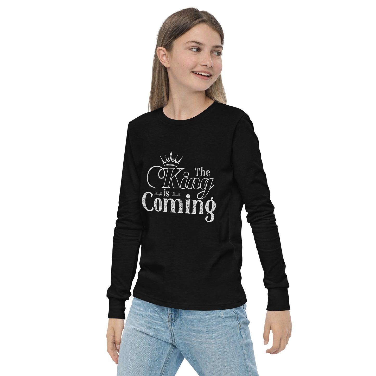 Christian youth long sleeve t-shirt in soft Airlume cotton