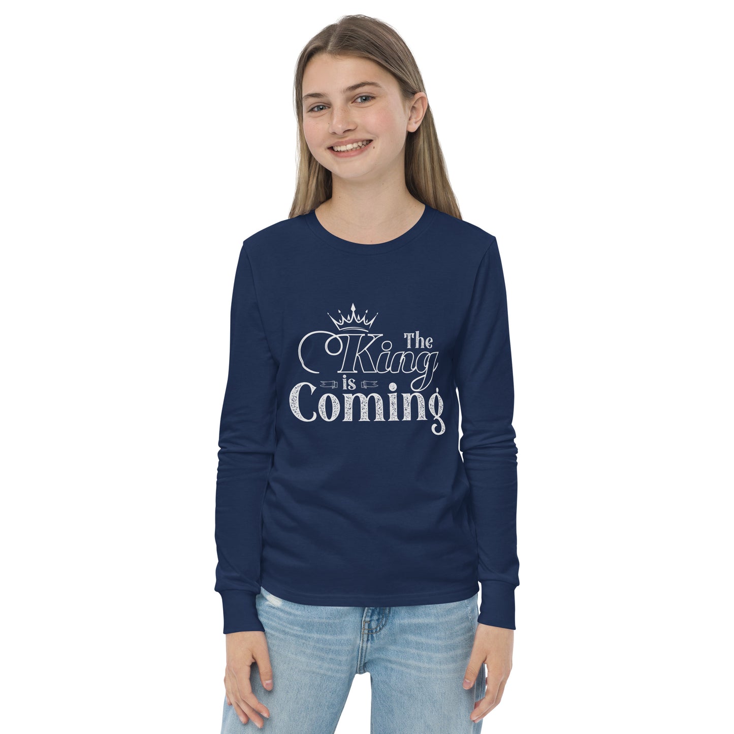 Soft Christian youth crew neck shirt for church and play