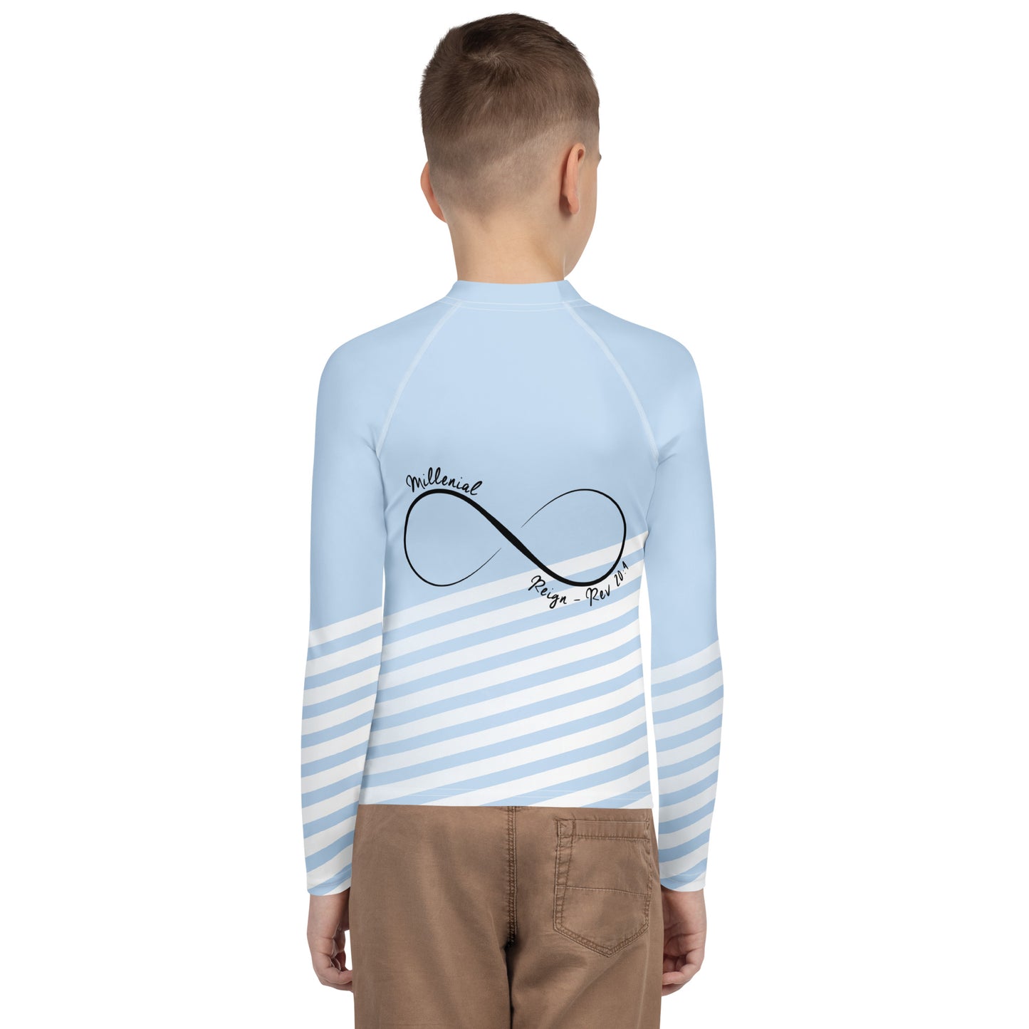 Fitted Christian water sport shirt for active teens