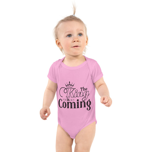 Short sleeve infant one piece for Christian baby gift