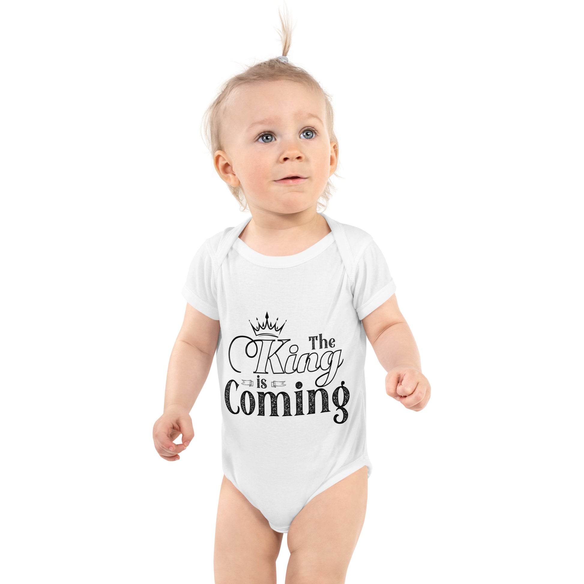 Faith-based baby clothing for baptism or dedication