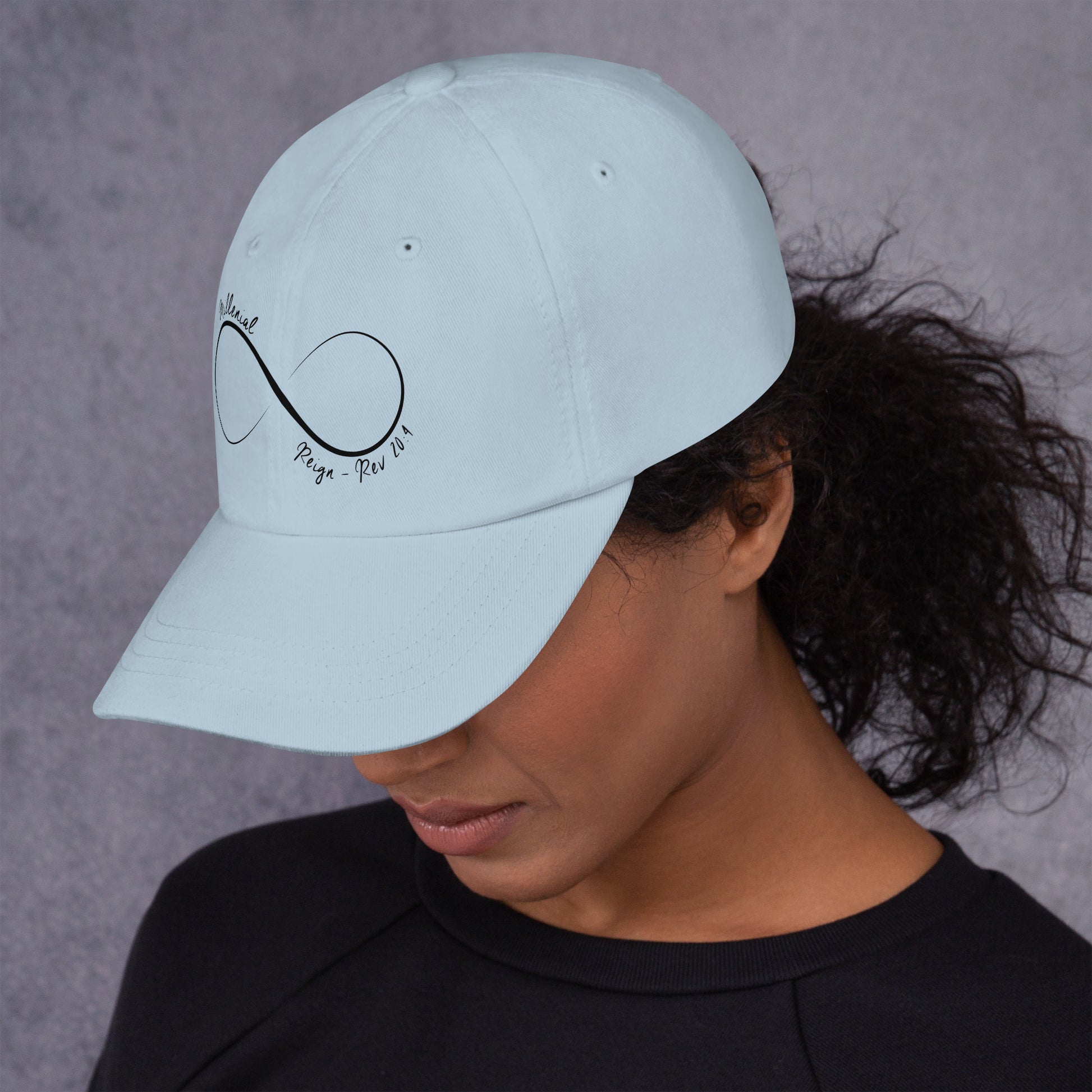 Faith-based chino twill hat perfect for casual Christian wear