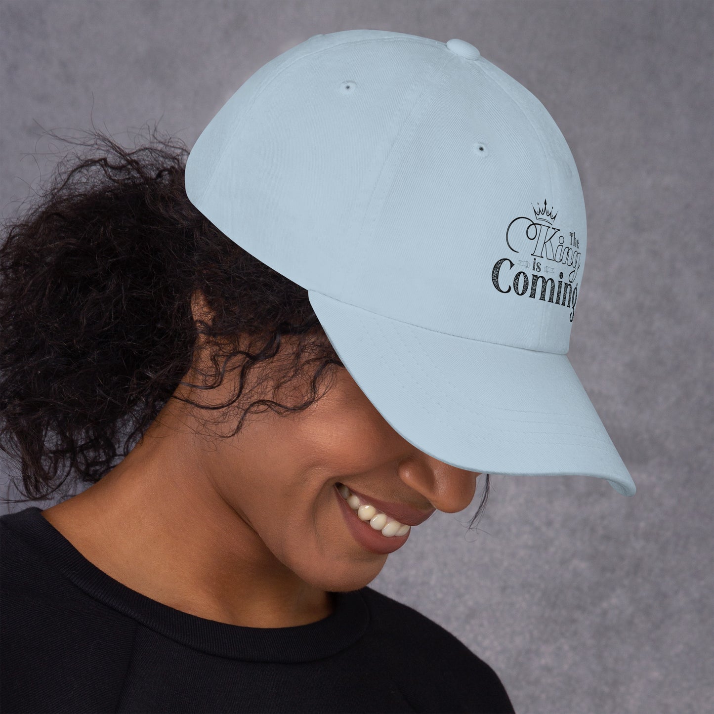 Christian hat with breathable eyelets and soft fit