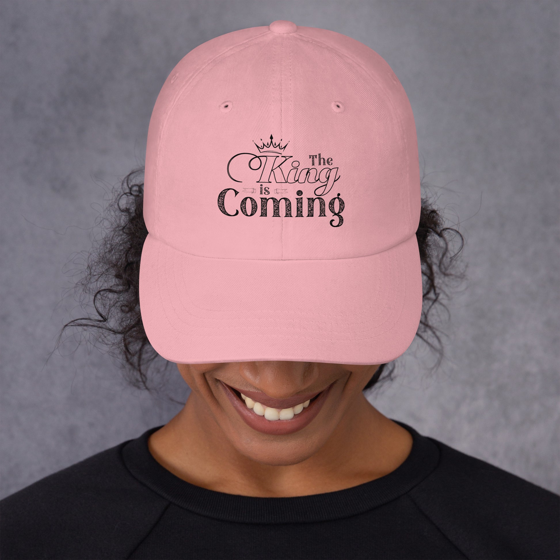 Low-profile Christian cotton twill cap for men and women