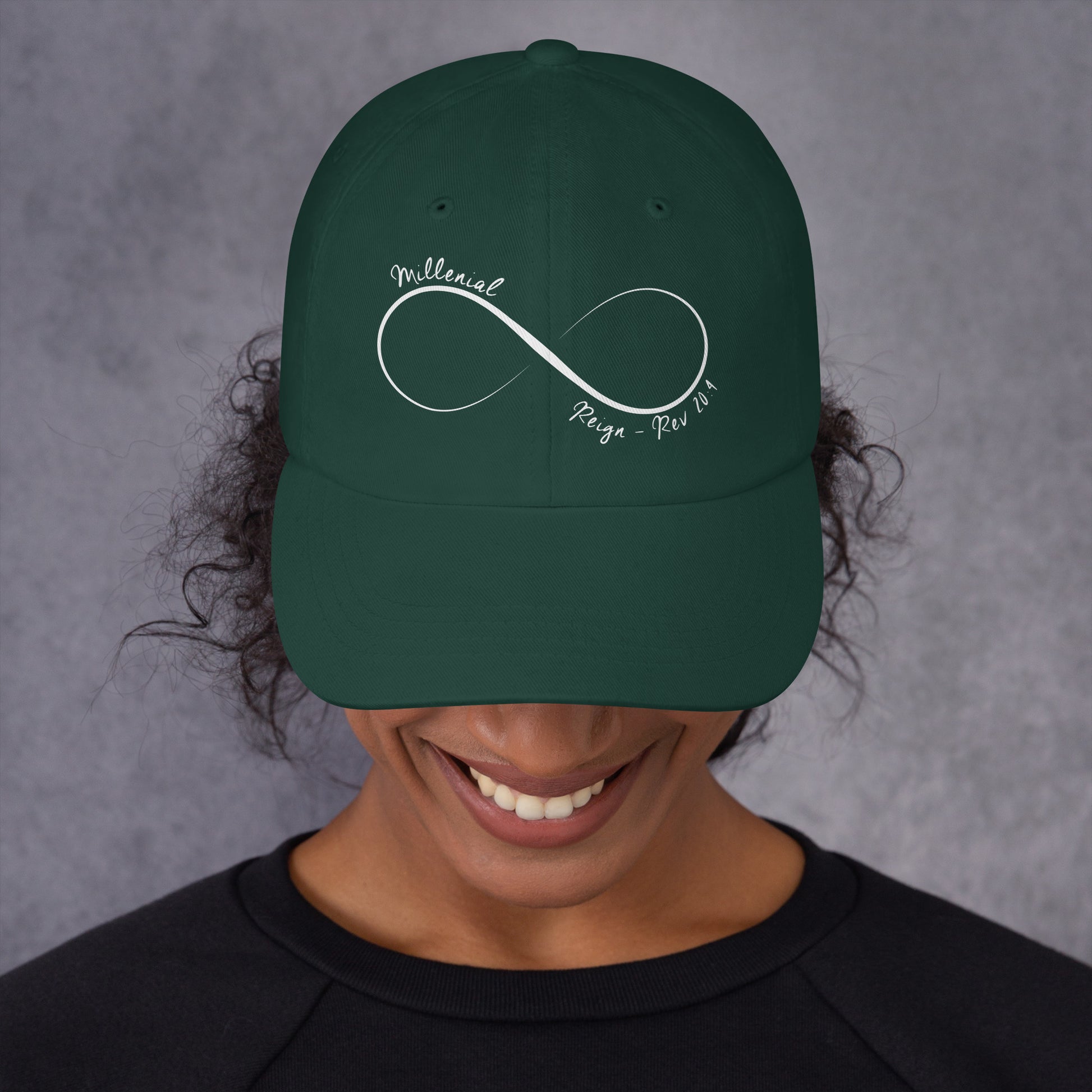 Faith-based chino twill hat perfect for casual Christian wear