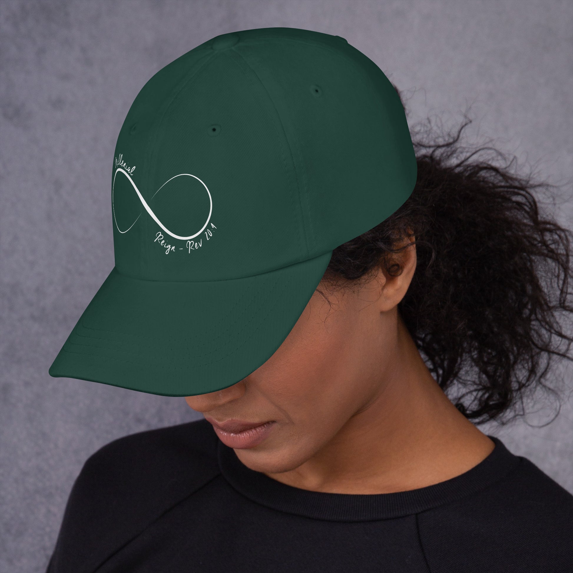 Faith-based chino twill hat perfect for casual Christian wear