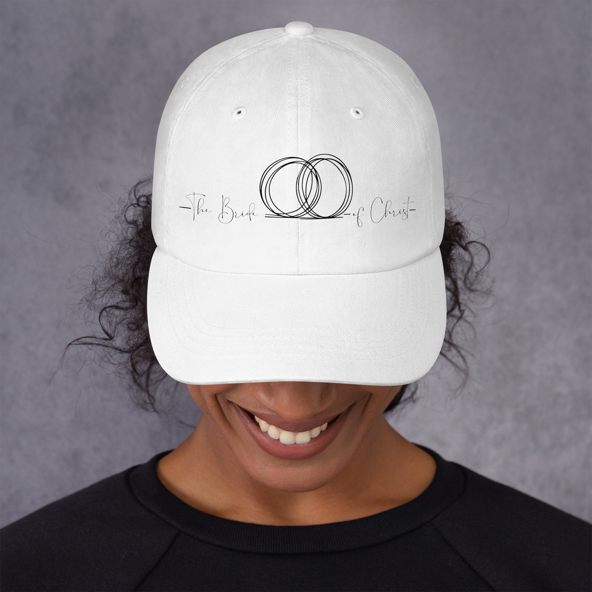 Unisex Christian hat with breathable eyelets and soft fit