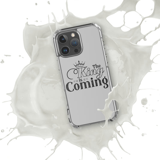 Christian clear iPhone® case with slim profile and wireless charging compatibility