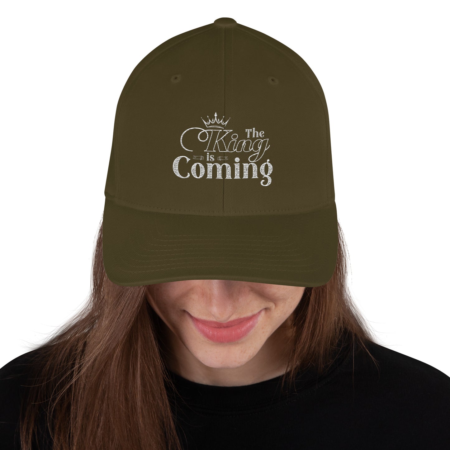 Comfortable Christian hat with 6-panel design and silver undervisor