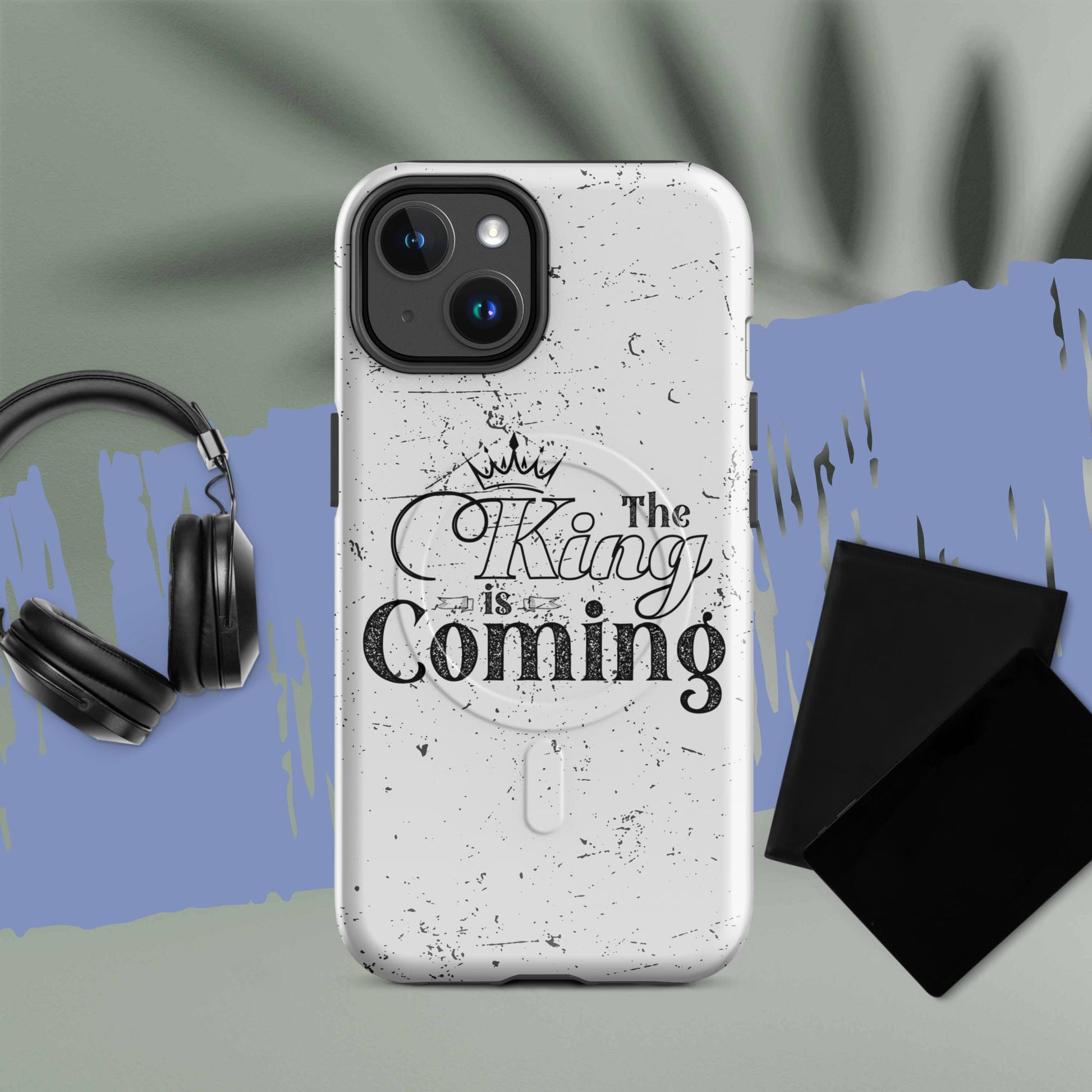 Faith-inspired protective MagSafe® iPhone® case with impact-resistant design