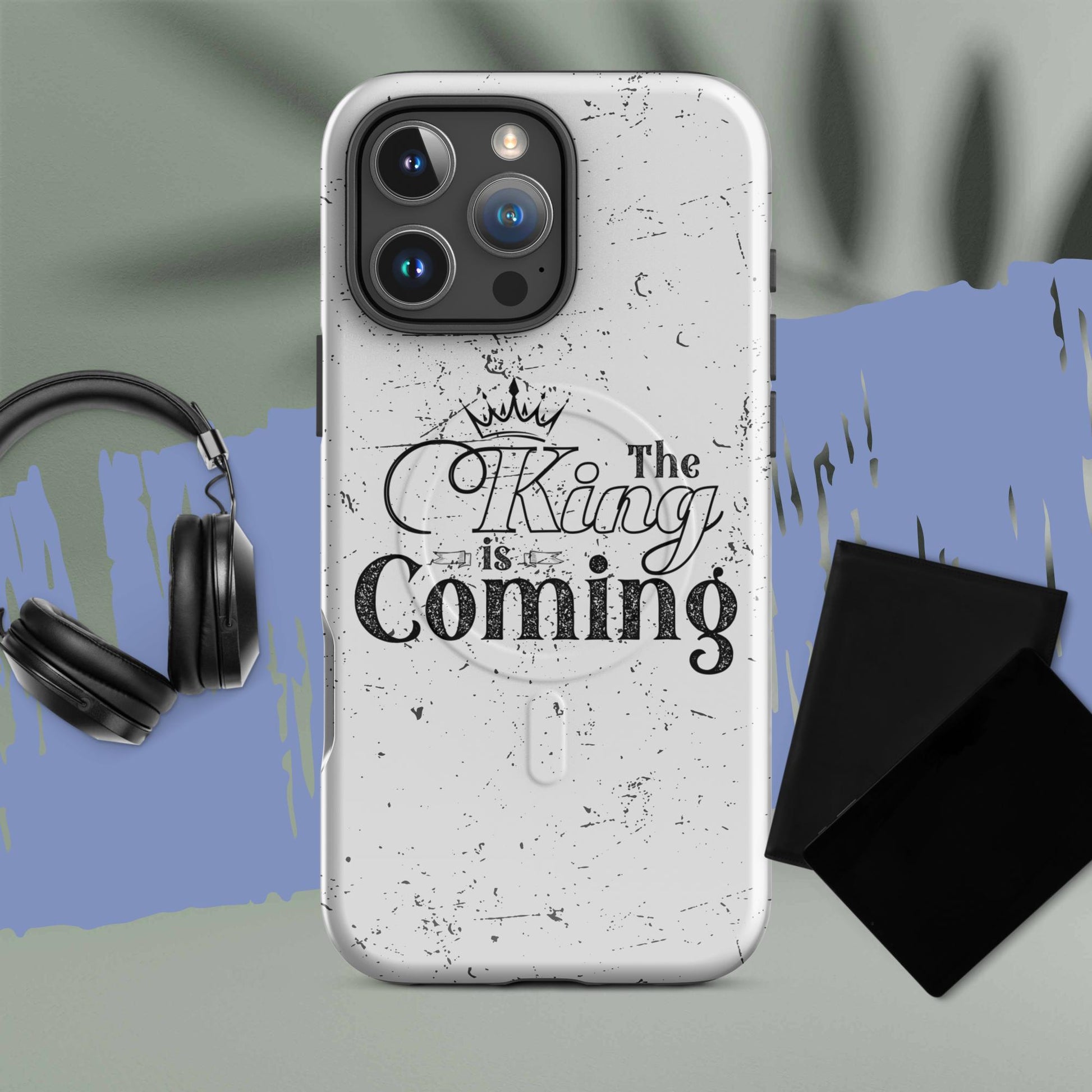 Faith-inspired protective MagSafe® iPhone® case with impact-resistant design